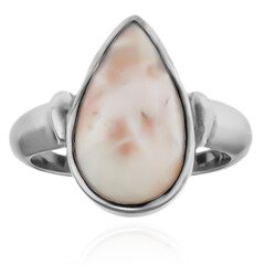 Anello in argento con Natrolite