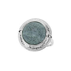 Anello in argento con Fuchsite