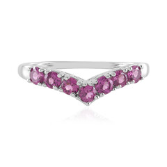 Anello in argento con Rodolite