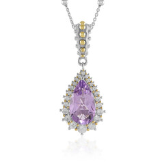 Collana in argento con Quarzo Lavanda (Dallas Prince Designs)