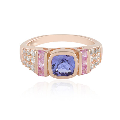 Anello in argento con Tanzanite (Adela Silber)