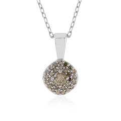 Collana in argento con Diamante Champagne I3