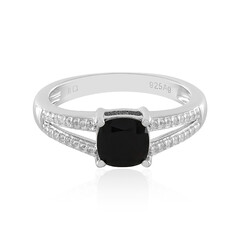 Anello in argento con Onice Nero