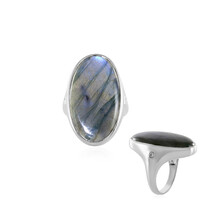 Anello in argento con Labradorite