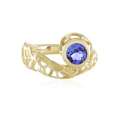 Anello in oro con Tanzanite AAA (Ornaments by de Melo)