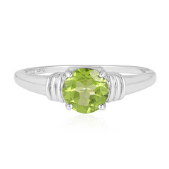 Anello in argento con Peridoto