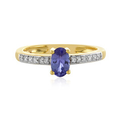 Anello in argento con Tanzanite