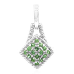 Ciondolo in argento con Tsavorite