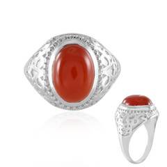 Anello in ottone con Onice Rossa (Juwelo Style)