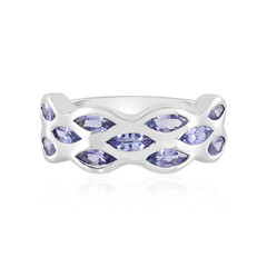 Anello in argento con Tanzanite