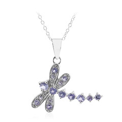 Collana in argento con Tanzanite