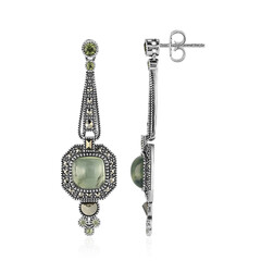 Orecchini in argento con Prehnite (Annette classic)