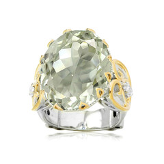 Anello in argento con Ametista Verde (Dallas Prince Designs)