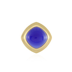 Ciondolo in argento con Calcedonio Blu