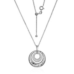 Collana in argento con Zircone