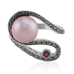 Anello in argento con Perla Ming (Annette classic)