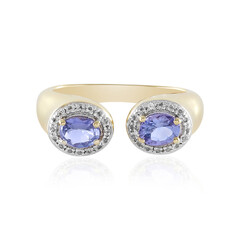 Anello in argento con Tanzanite