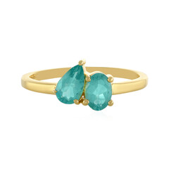 Anello in argento con Apatite Blu