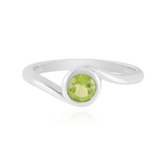 Anello in argento con Peridoto Arizona