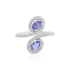 Anello in argento con Tanzanite