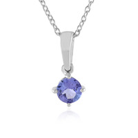 Collana in argento con Tanzanite