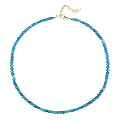 Collana in argento con Apatite Blu Neon