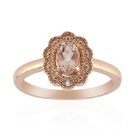 Anello in argento con Morganite