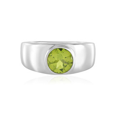 Anello in argento con Peridoto Arizona