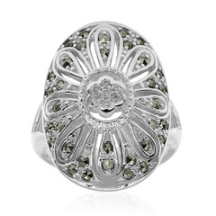 Anello in argento con Diamante I2 (J) (Annette classic)