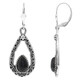 Orecchini in argento con Onice Nero (Desert Chic)