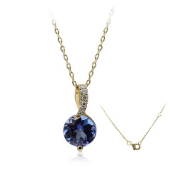 Collana in oro con Tanzanite AAA (CIRARI)