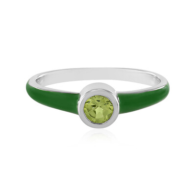 Anello in argento con Peridoto