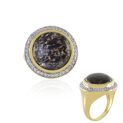 Anello in argento con Opale Leopardo