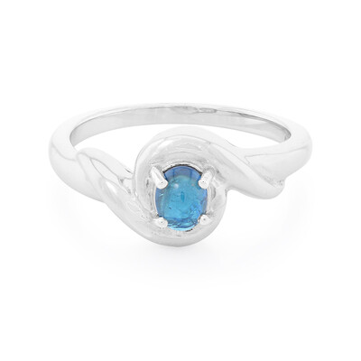 Anello in argento con Apatite Blu Royal