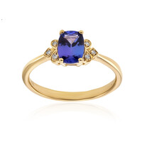 Anello in oro con Tanzanite AAA