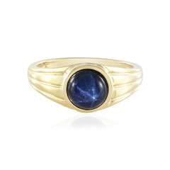 Anello in argento con Zaffiro Stellato Blu