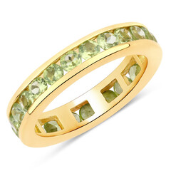 Anello in argento con Peridoto