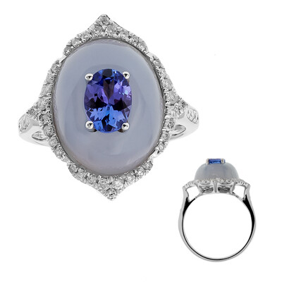 Anello in oro con Tanzanite AAA (CIRARI)