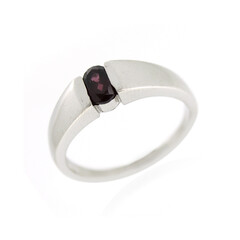 Anello in argento con Rodolite