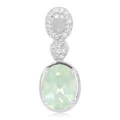 Ciondolo in argento con Prehnite