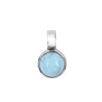 Ciondolo in argento con Larimar