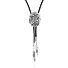 Collana in argento con Turchese Verde (Desert Chic)