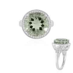 Anello in argento con Ametista Verde