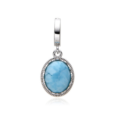 Ciondolo in argento con Larimar