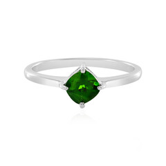 Anello in argento con Diopside Russo