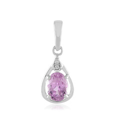 Ciondolo in argento con Kunzite