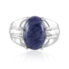 Anello da uomo in argento con Sodalite