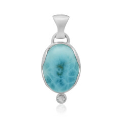 Ciondolo in argento con Larimar