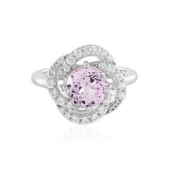 Anello in argento con Kunzite