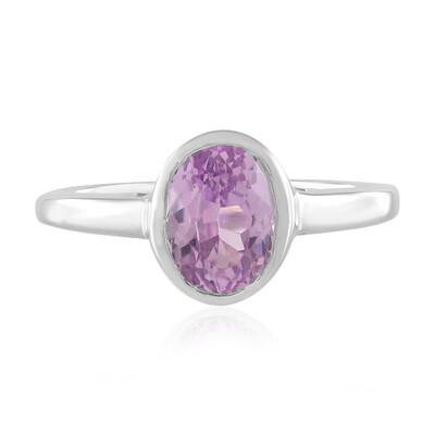 Anello in argento con Kunzite